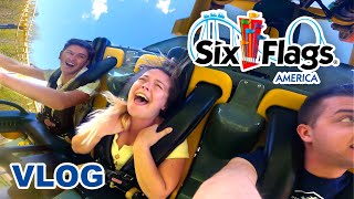 Our Favorite and Least Favorite Rides at Six Flags America  Spring 2022 Vlog [upl. by Thorner]