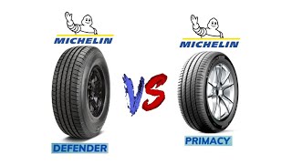 Tire Comparison Michelins Defender vs Michelins Primacy [upl. by Lancey]