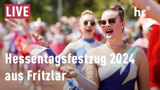 Der Hessentagsfestzug 2024 aus Fritzlar  Livestream [upl. by Gus]