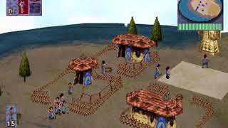 Populous The Beginning PS1  Gameplay [upl. by Ahsuatal]