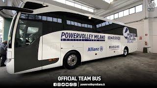 Powervolley Milano new official team bus [upl. by Pardoes480]