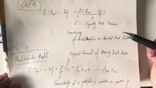 Comparison of CAPM multifactor Model ￼and built up method ￼ [upl. by Aryaz]