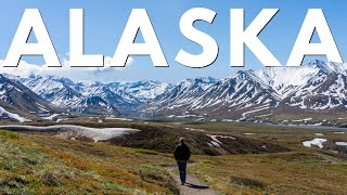 Alaska 8 Day Road Trip Anchorage Fairbanks Glaciers Wildlife amp Denali over 1000 Miles [upl. by Tnias]