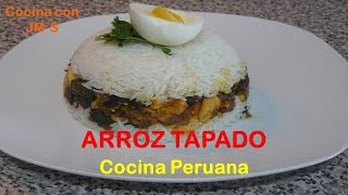 ARROZ TAPADO  RECETAS  COCINA PERUANA [upl. by Dan75]