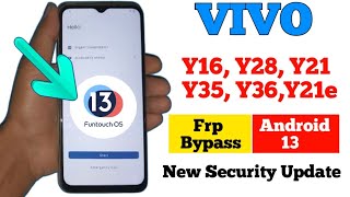 Vivo Y18Y28Y21Y35Y36 Frp Bypass 2024 Vivo Android 13 Frp Bypass 2024 [upl. by Leinad991]