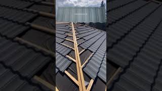 Stone Coated Metal Roofing Installation [upl. by Eidoc]