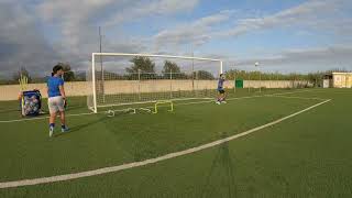 🥅 allenamento portieri coordinazione ⚽⚽ movimento circuito motorio 🧤 [upl. by Clive]