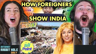 How Foreigners Show India REACTION  Slayy Point [upl. by Novaj]