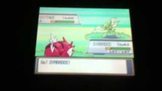 How to catch a scyther on pokemon heart goldsoul silver [upl. by Deeanne]