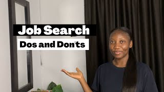 Job search mistakes to avoid [upl. by Farland]