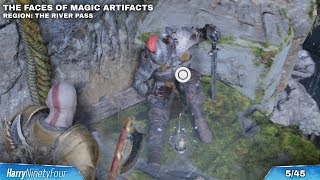 God of War  All Artifacts Locations Guide Curator Trophy Walkthrough [upl. by Ayikin]