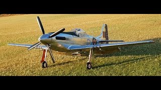 FMS 1700mm P51 Tacon 160 test flight 30092017 [upl. by Chadburn]