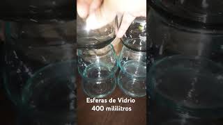 Esferas de Vidrio 400 mililitros [upl. by Kery660]