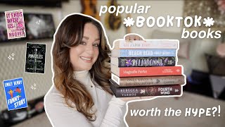 the ULTIMATE guide to BOOKTOK BOOKS 🩷📖  which books are worth the hype [upl. by Bray]