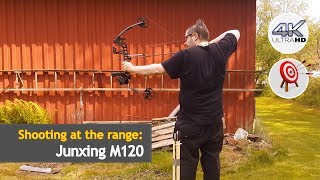 Junxing M120 quotDreamquot Compound bow  Shooting at the range UHD [upl. by Renee256]