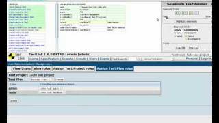 Testing Testlink via Selenium RC Quality Testing [upl. by Ciredor]