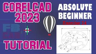 CorelCAD 2023 Tutorial Exercise 24 [upl. by Kerman]