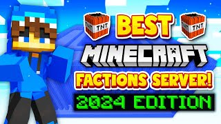 BEST Minecraft FACTIONS SERVER IN 2024 120 VERSION  Minecraft Factions  Java amp Bedrock Edition [upl. by Spillihp726]