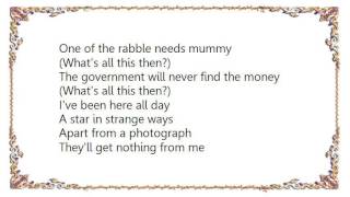 Kate Bush  There Goes a Tenner Lyrics [upl. by Goldston]