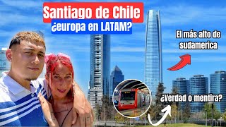 conociendo SANTIAGO de CHILE  es la mejor ciudad de Latinoamérica  🇨🇱 [upl. by Mayce239]