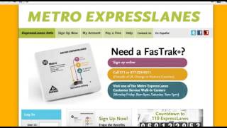 Metro ExpressLanes Where to Get FasTrak®  Now Open [upl. by Aidole]