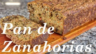 Pan de Zanahorias con Nueces  Facil Rapido y Delicioso [upl. by Everick]