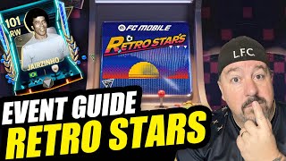 RETRO STARS Full Event Guide F2P  FC Mobile FIFA Mobile [upl. by Novikoff]