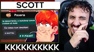 MEMES ERRADOS ft Tiba e Keller  Scottonauta  Leozin React [upl. by Hnacogn865]