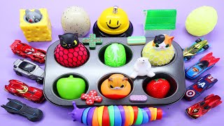 MEGA MIX Find colorful surprise eggs catch fish angelfish goldfish cichlid koi fishing snake [upl. by Aimat]