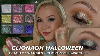 Clionadh New Halloween Multichromes  Detailed swatches comparison swatches  2 Looks [upl. by Ytsur927]