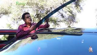 How To Install Sunroof Visor for X164 Mercedes GL550  GL Class Mercedes Benz Moonroof Visor [upl. by Gnauq]