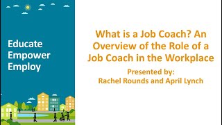 What is a Job Coach An Overview of the Role of a Job Coach in the Workplace [upl. by Naibaf]