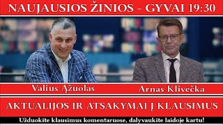 Aktualijos ir atsakymai į klausimus  GYVAI 20240917 [upl. by Ayal]