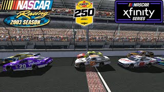 100 NASCAR XFNITY SERIES INDIANAPOLIS RACE LIVE  NR2003 Gameplay LIVE [upl. by Sutherlan]