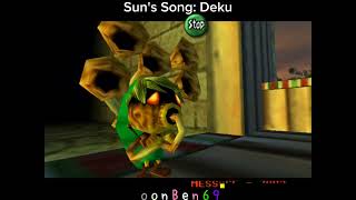 Suns Song amp Sarias Song in Majoras Mask  MM Debug Rom [upl. by Lehcsreh]