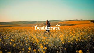 Poetry Reading Desiderata by Max Ehrmann  Jhecel [upl. by Mauchi]