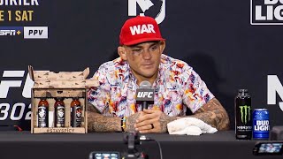 Dustin Poirier PostFight Press Conference  UFC 302 [upl. by Butte]