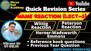 REFERENCE BOOKS amp PY QUESTIONS  WITTIG REACTION  PETERSON  WADSWORTH EMMONS REACTION  CSIRNET [upl. by Thessa]