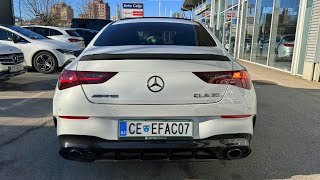 NEW Mercedes CLA Coupe 35 AMG 2025  Startup Revs amp Exhaust sound [upl. by Cromwell133]