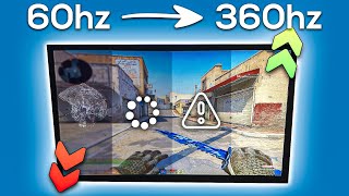 Hz Make a Difference 60Hz vs 144Hz vs 240Hz vs 360Hz POV [upl. by Crowe]