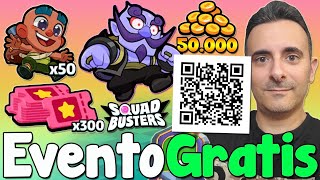 LINK Y CÓDIGO QR SKIN MERCADER GRATIS SQUAD BUSTERS 50 BABY MERCADER 300 TICKETS 😍😱 Ione Gamer SB [upl. by Giffy]