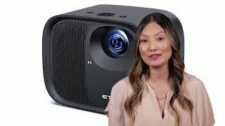 ETOE E3 Pro 4K Beamer Review  Best 4K Projector with Android TV amp Netflix [upl. by Wey684]