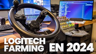 Le Volant LOGITECH pour FARMING SIMULATOR en 2024  Il vaut quoi [upl. by Terag]