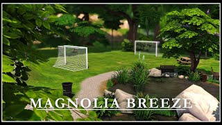 Sims 4 Speed Build Magnolia Breeze Willow Creek Park [upl. by Issak]