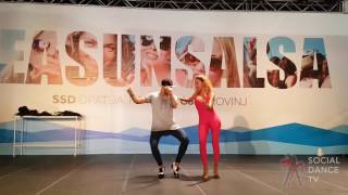 Fadi Fusion amp Bersy Cortez  Shines amp Partnerwork on1 at 13th Croatia Summer Salsa Festival 2017 [upl. by Wayolle866]