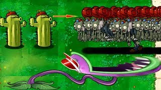 Plants vs Zombies Hack 100 Chomper vs Balloon Zombie vs Cactus [upl. by Namqul515]