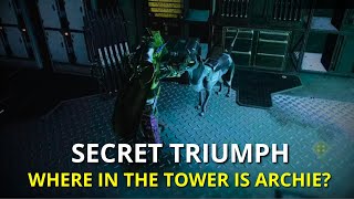 Where In The Tower Is Archie  Into The Light Secret Triumph  Destiny 2 [upl. by Aihsenrad]