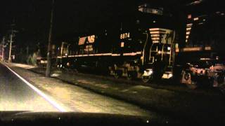 HD NS 502 Coal Train Chase  Beesley Point Secondary NJ [upl. by Crist772]