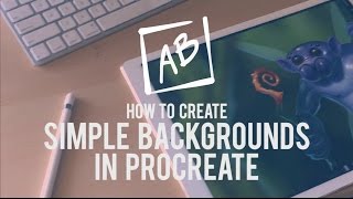 How to Create Easy Backgrounds in Procreate [upl. by Alhsa]