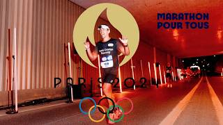 MARATHON POUR TOUS ✦ JEUX OLYMPIQUES 2024 ✦ PARIS JO 2024 ✦Explo INSIDE ✦ 4K [upl. by Kat502]